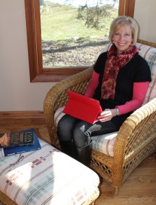 I can read just about anywhere, but this corner is particularly nice on a sunny afternoon.