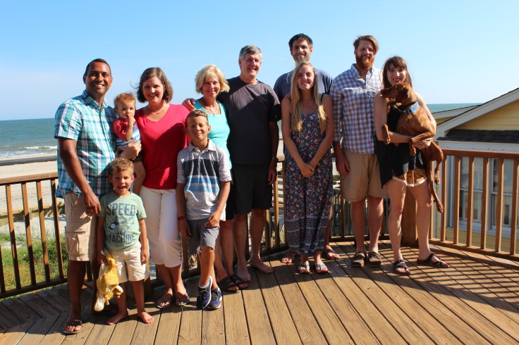 Family at Folly Beach