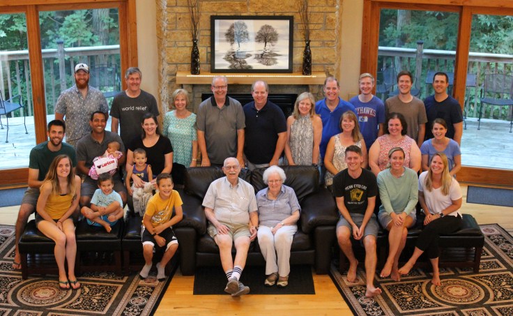 Whole clan at the 65th anniversary cropped
